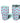 Fabulous Flamingos - Sip Slip 20 & 30oz Silicon Tumbler Sleeve for Yeti, RTIC, & Ozark Style Tumblers