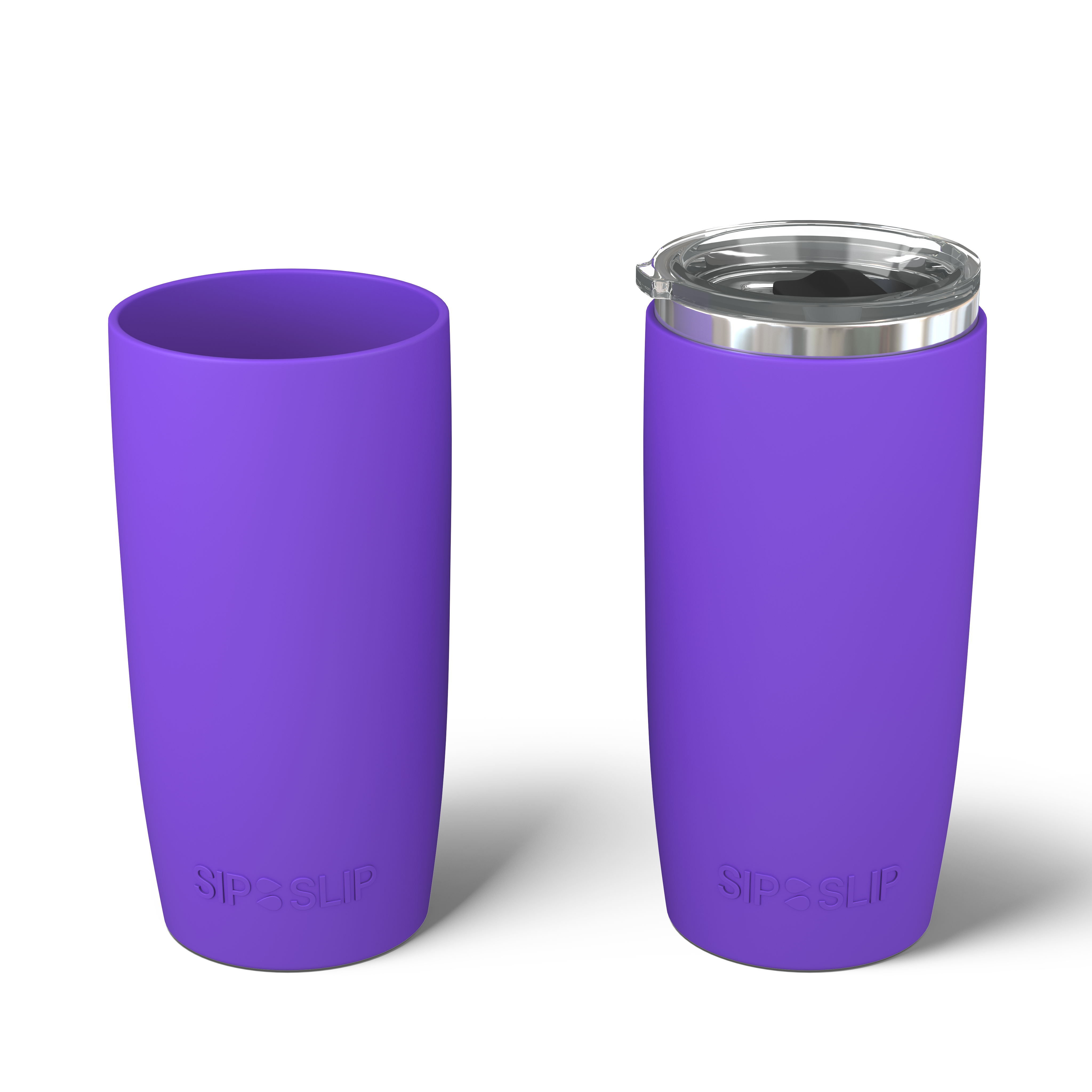 Showman Purple 30 Ounce Insulated Tumbler With Removable Leather Serape  Inlay Sleeve