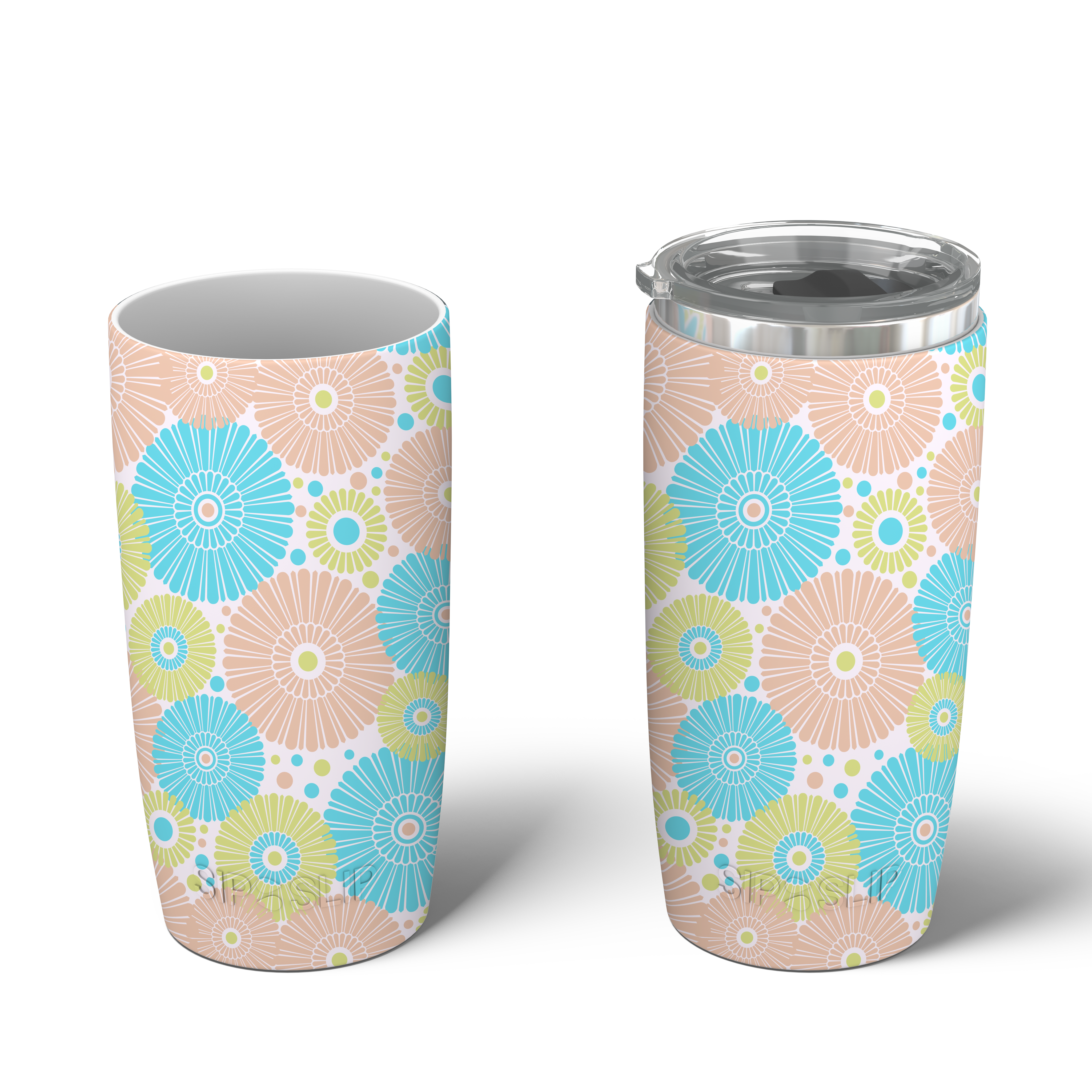 Sunny Day - Sip Slip 20 & 30oz Silicon Tumbler Sleeve for Yeti, RTIC,